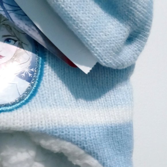 Disney's Frozen Toddler Girl Trapper Hat & Mittens Set One Size - Picture 5 of 5